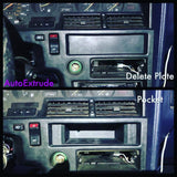 MK3 Supra - HVAC / Climate Control Delete Plate / Pocket