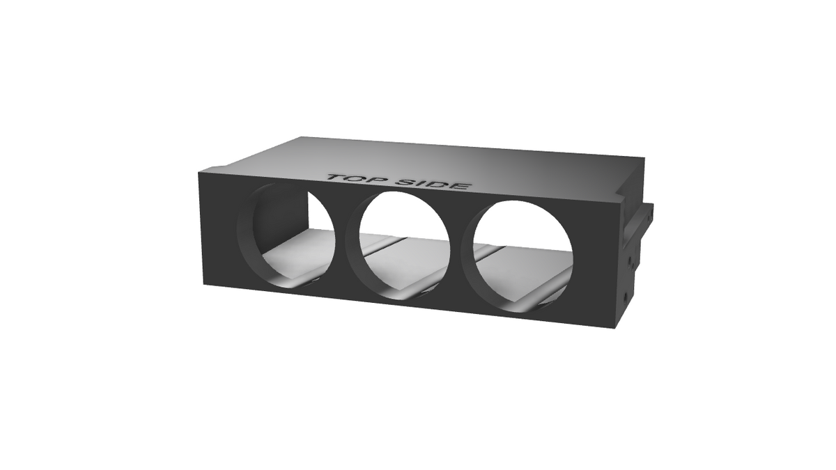 MK3 Supra Single Din Triple Gauge Pod (45mm) AutoExtrude