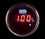 2-1/16" Waterproof Digital Golf Cart state of Charge Meter 36/48 Volt