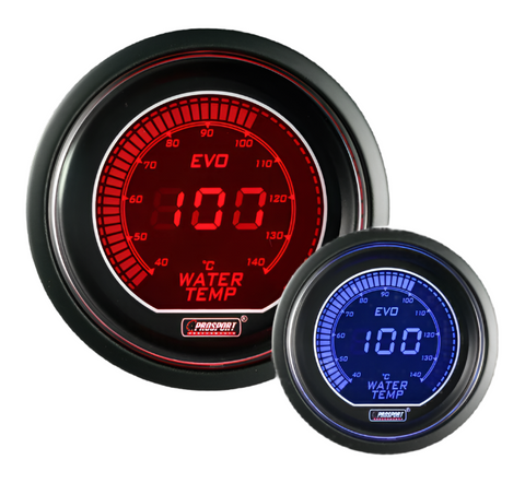 2-1/16" Evo Electrical Water Temperature Gauge-Celsius