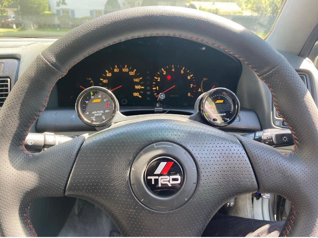 GS300 / Aristo (S140) Steering Wheel Gauge Pods (52mm) AutoExtrude