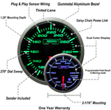 2-1/16" Premium Water Temperature Green/White